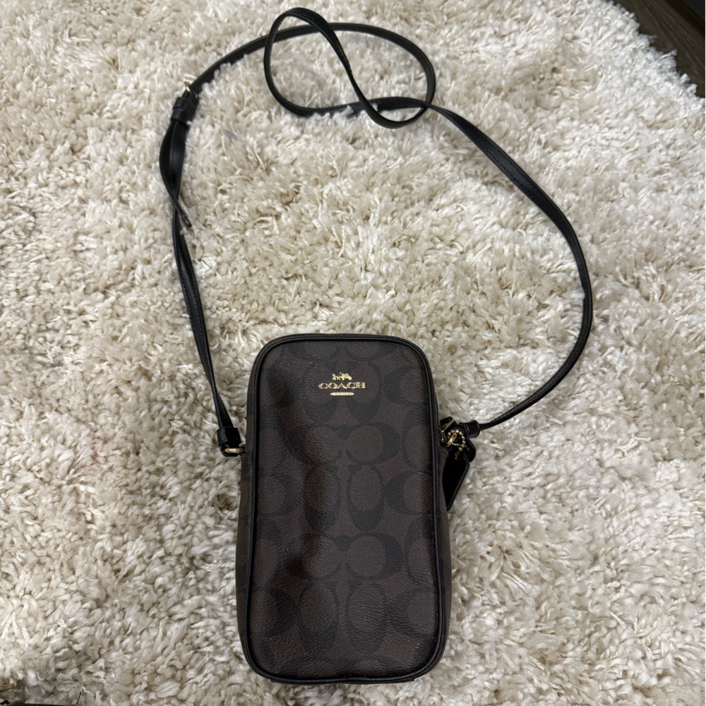 Coach Signature Eva Phone Crossbody
